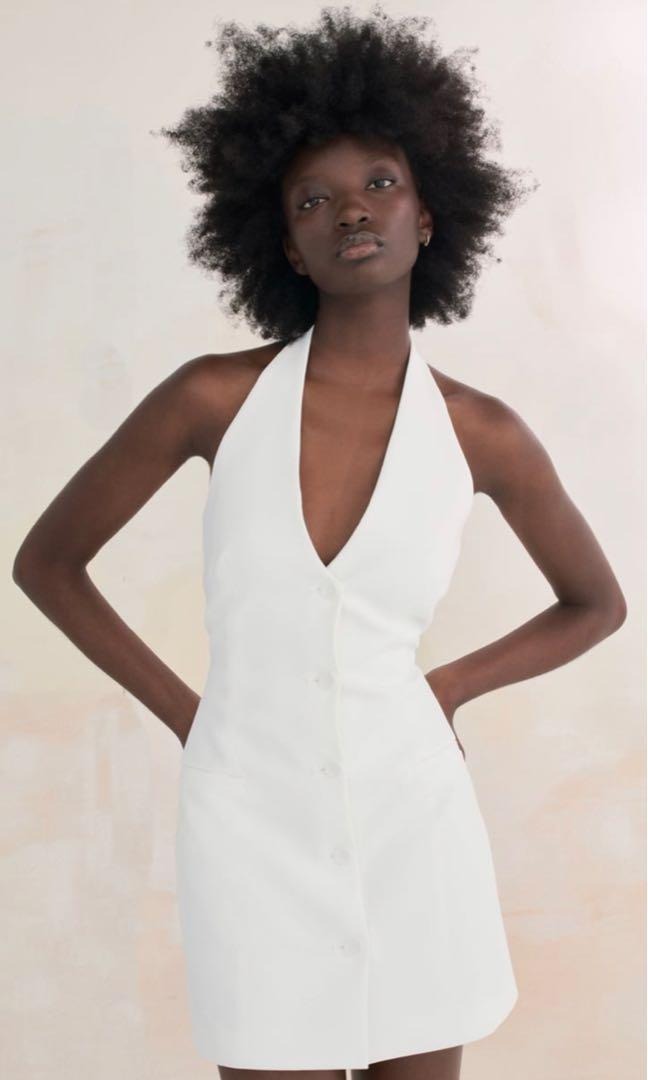 Waistcoat dress zara 2025