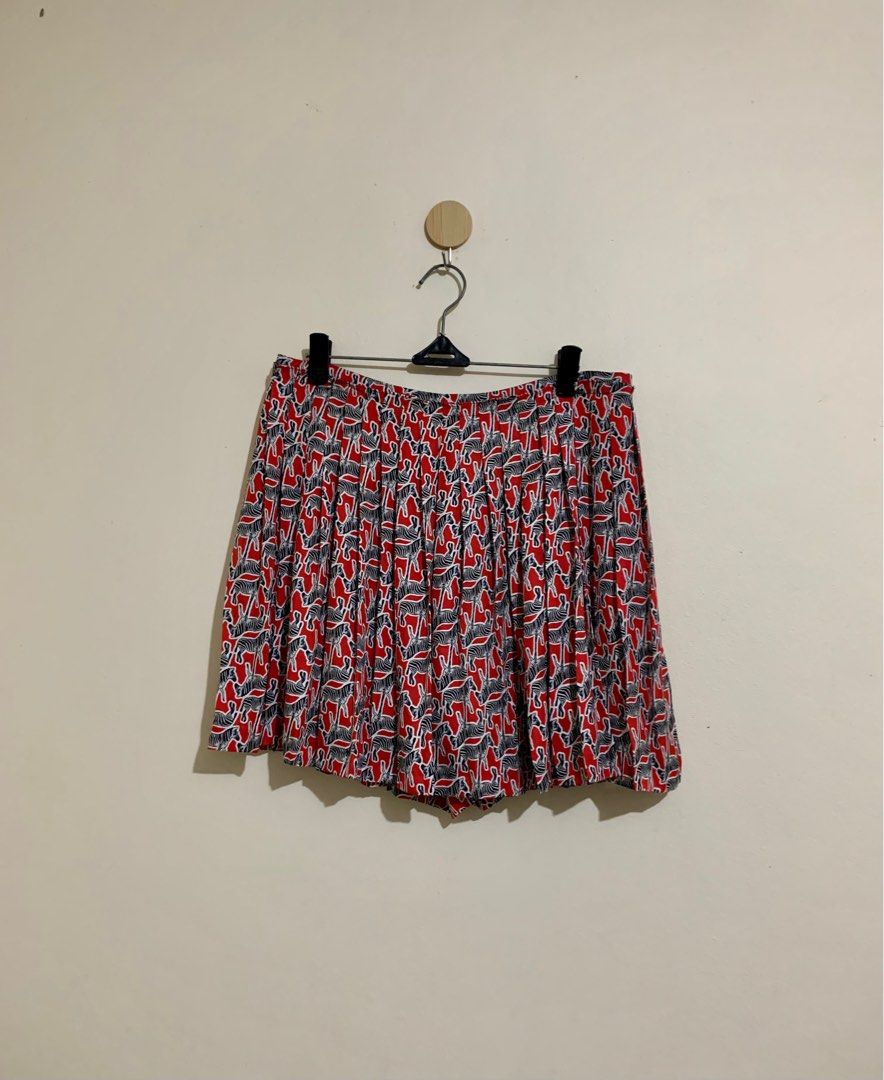DS Carira Power Blue and White Print Skort 20