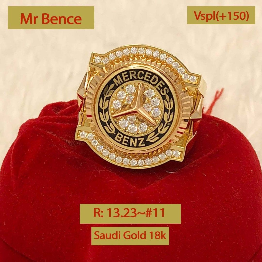 Plain Peace Symbol Gold Ring 01-01 - SPE Gold,Chennai