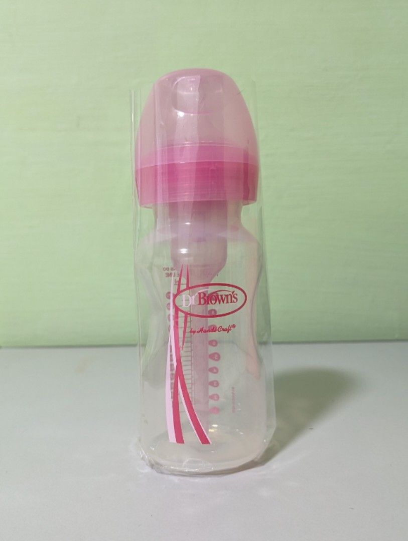 Dr brown's 4oz wide neck 2025 bottles pink