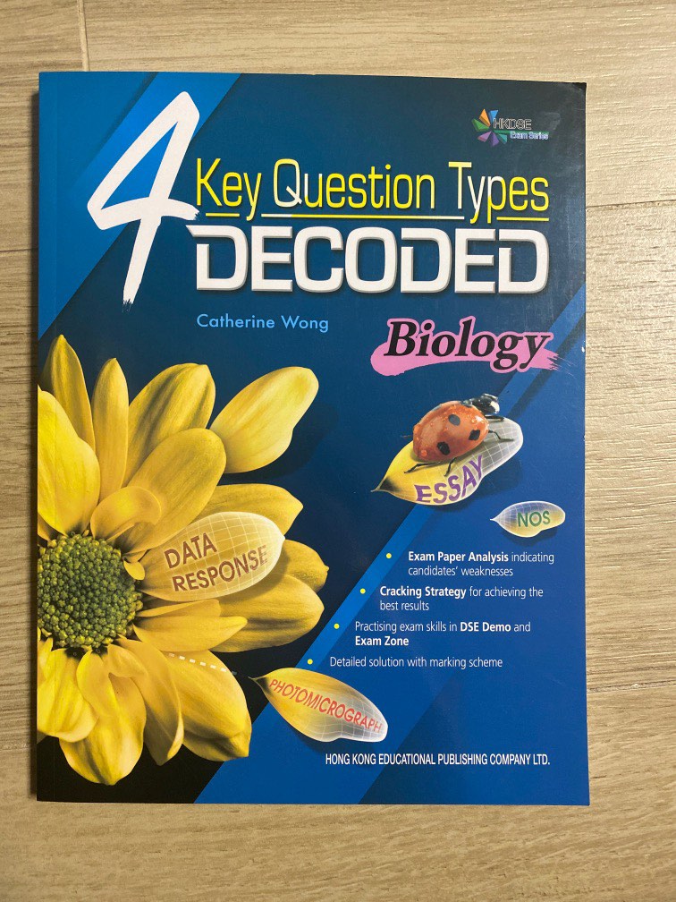 4 key question types DECODED Biology, 興趣及遊戲, 書本 & 文具, 教科書 - Carousell
