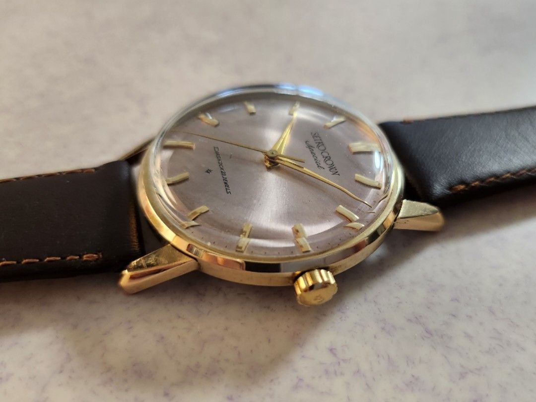 罕有極美品,62年,Seiko Crown Special, 15021, 23 石, 14K Gold Filled