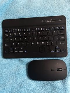 7 inch Bluetooth Keyboard + Mouse (Black)
