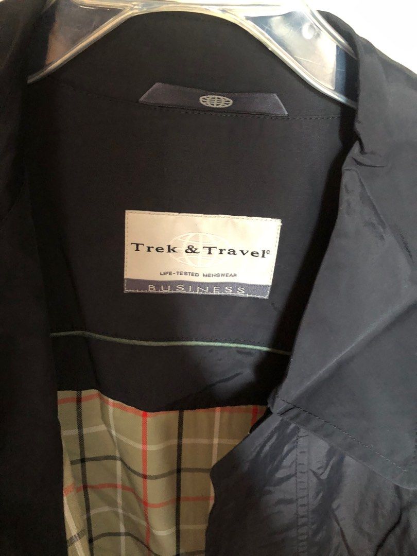 Trek Travel Black Jacket for Men