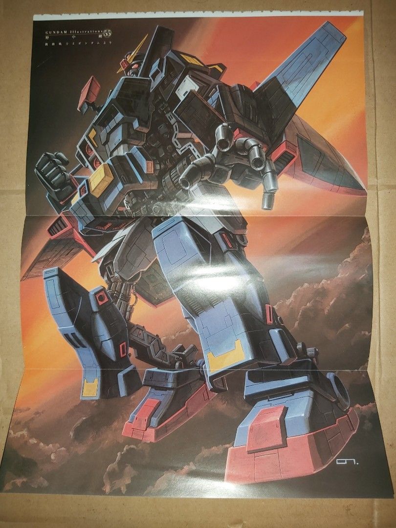 激レア】機動戦士ガンダム RX-78 ポスター 近藤和久 20周年 機動戦士