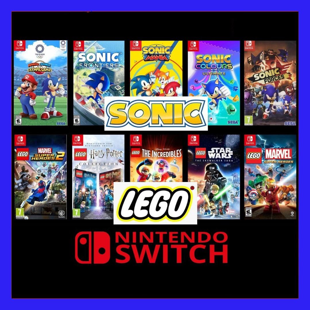 ⭐ Original Nintendo Switch Games | 𝗦𝗢𝗡𝗜𝗖: Mania, Frontiers, Origins,  Colour Ultimate, Forces, Mario & Sonic