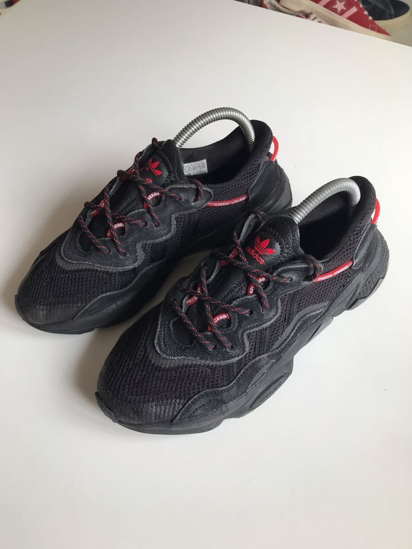ADIDAS OZWEEGO FULL BLACK Men s Fashion Footwear Sneakers on