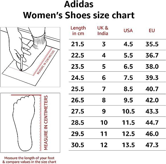 Adidas us size store to eu womens