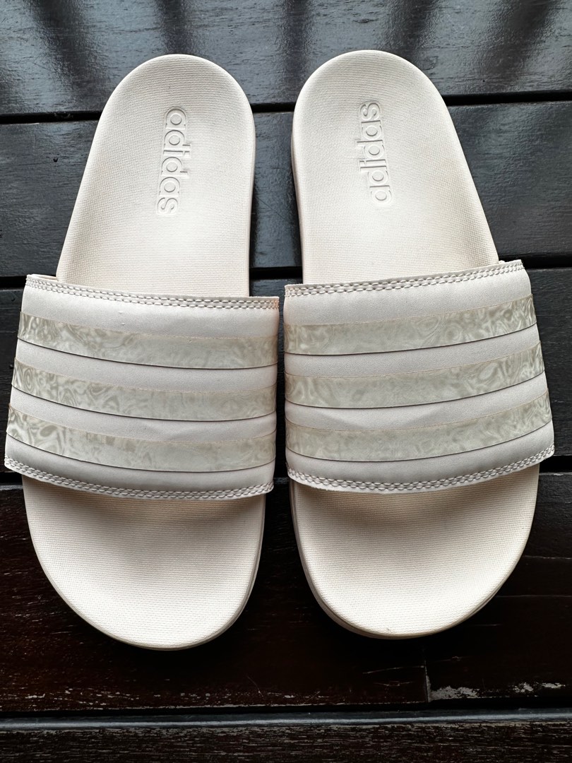 ADILETTE COMFORT SLIDES, Women's Fashion, Footwear, Flipflops and Slides on  Carousell