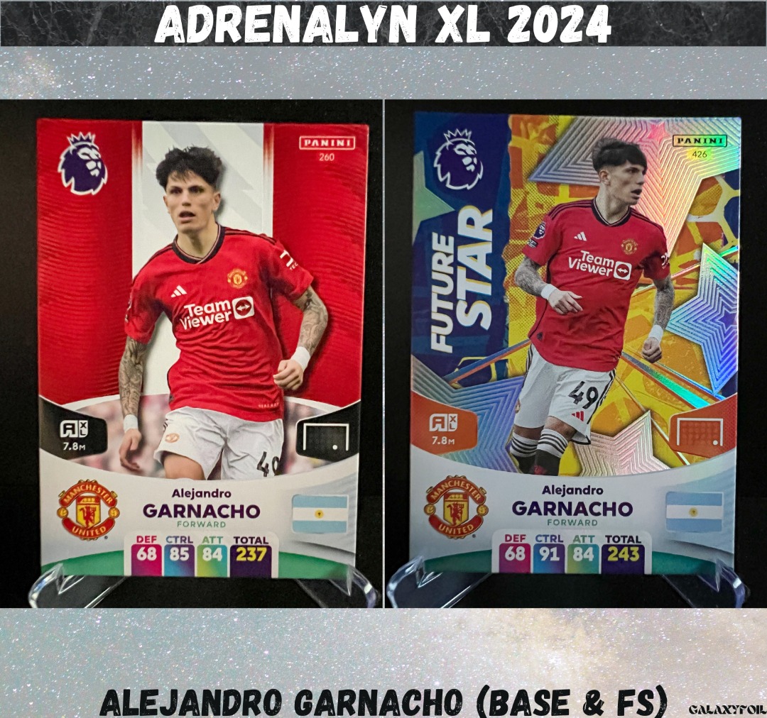 PANINI ADRENALYN XL PREMIER LEAGUE 2023/24 ALEJANDRO GARNACHO BASE CARD NO  260