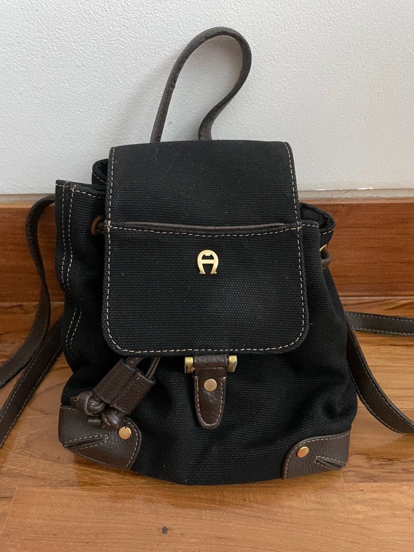 Aigner Mini Backpack, Luxury, Bags Wallets on Carousell