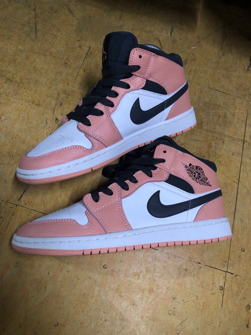 Air Jordan 1 Mid GS ‘Pink Quartz’(24 cm)