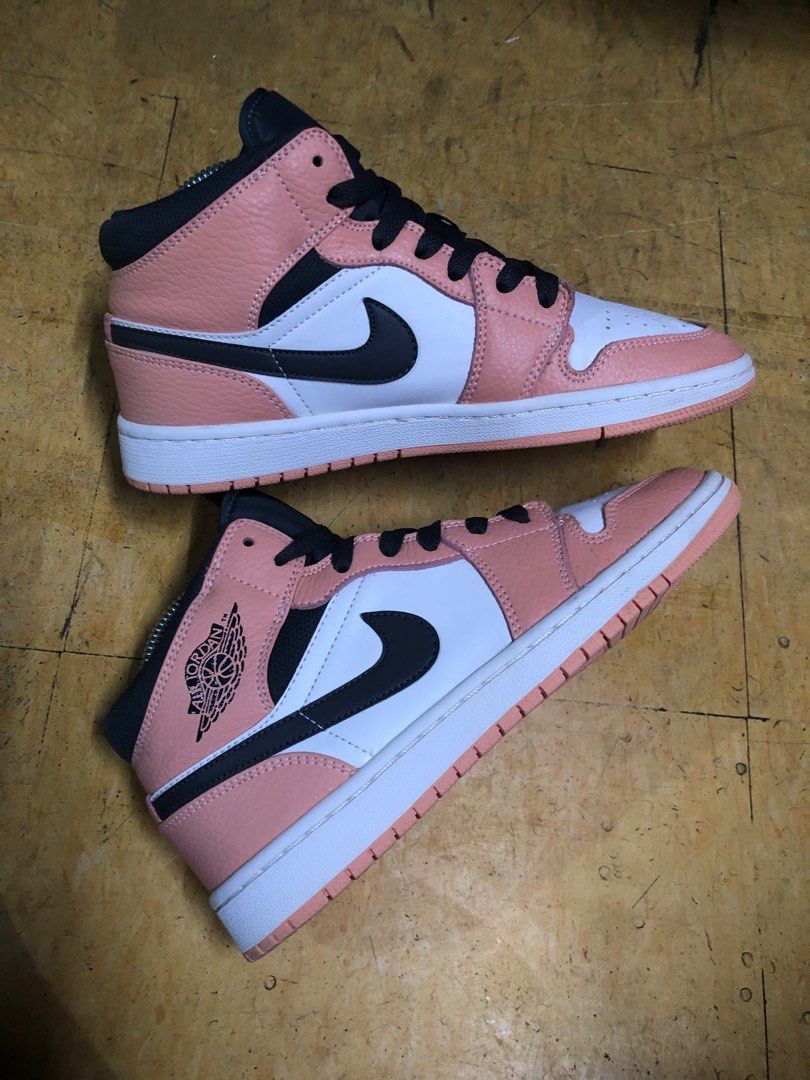 Air Jordan 1 Mid GS ‘Pink Quartz’(24 cm)