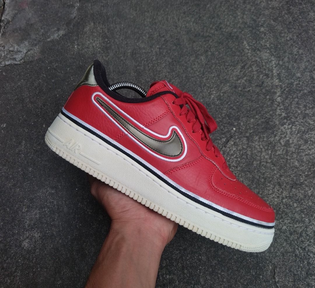 Nike Air Force 1 (AF1) Low 07 LV8 Sport NBA Varsity Red Sneaker