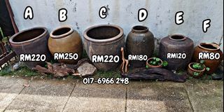 Antik/antique/vintage tempayan/pot/urn/clay pot