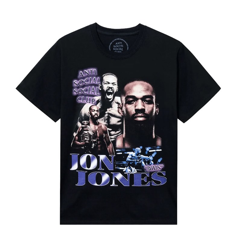 Authentic Antisocial Social Club ASSC x UFC Jon Jones Tee