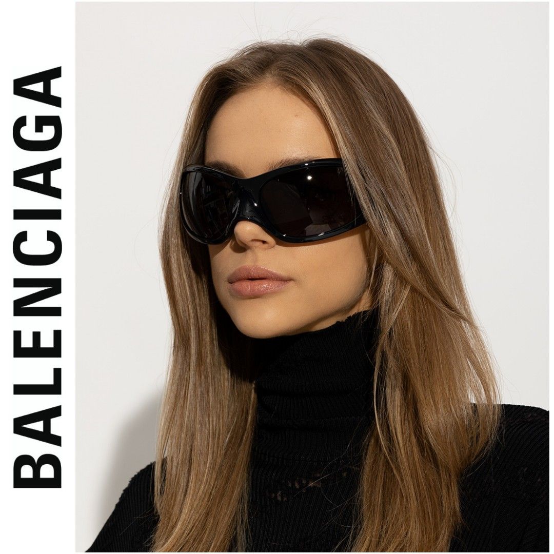Balenciaga skin cat xxl sunglasses, Women's Fashion, Watches