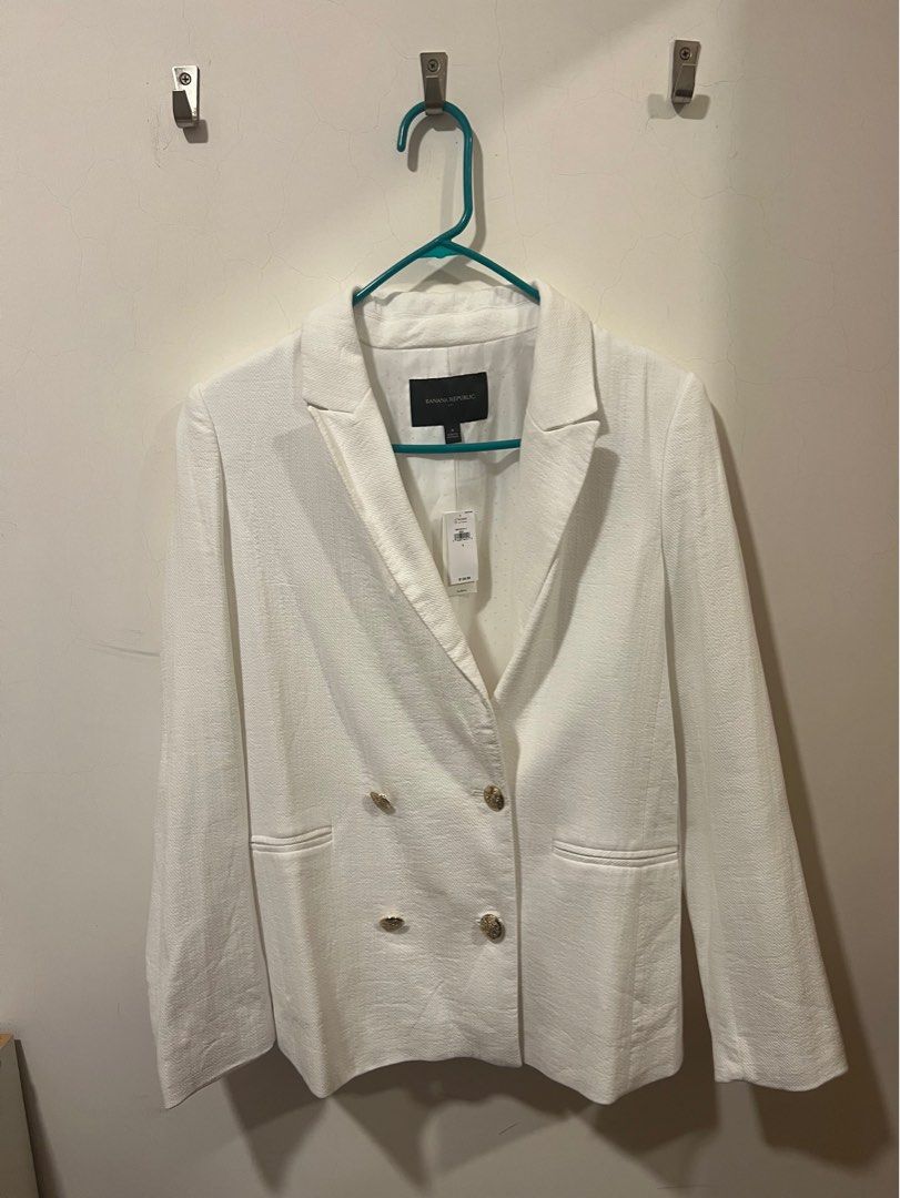 Banana republic discount white blazer