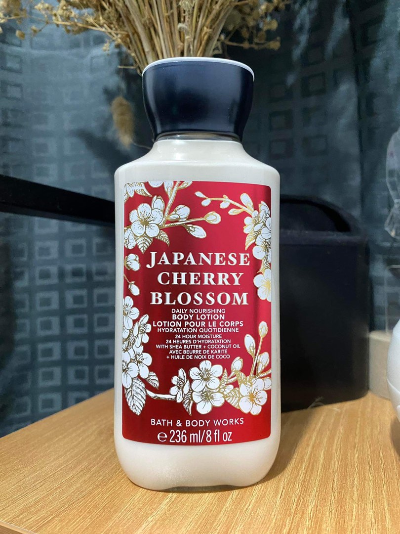 Bath and body lotion Japanese Cherry Blossom, Beauty & Personal Care