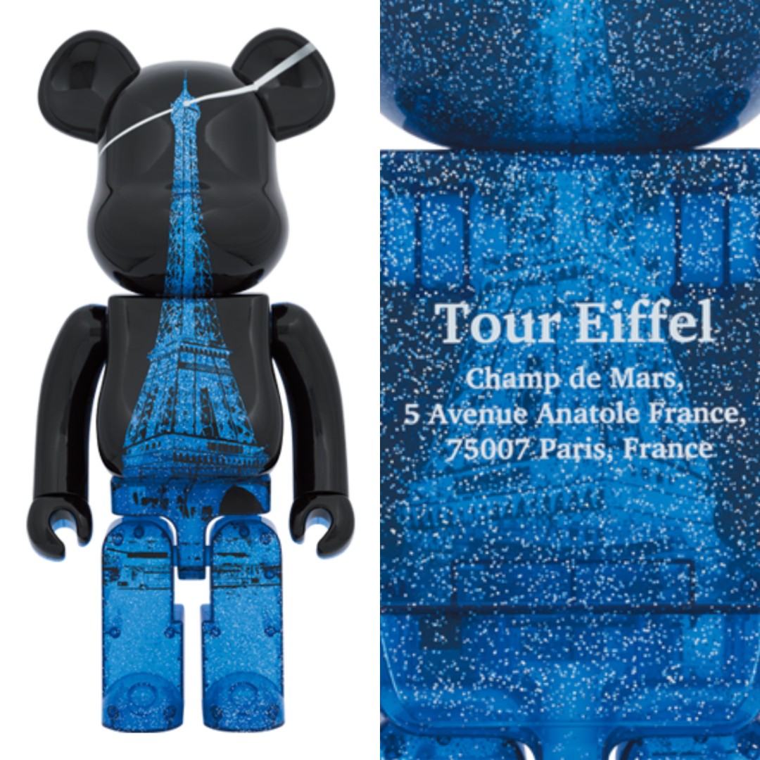 EIFFEL TOWER BE@RBRICK SPARKLING Ve1000％