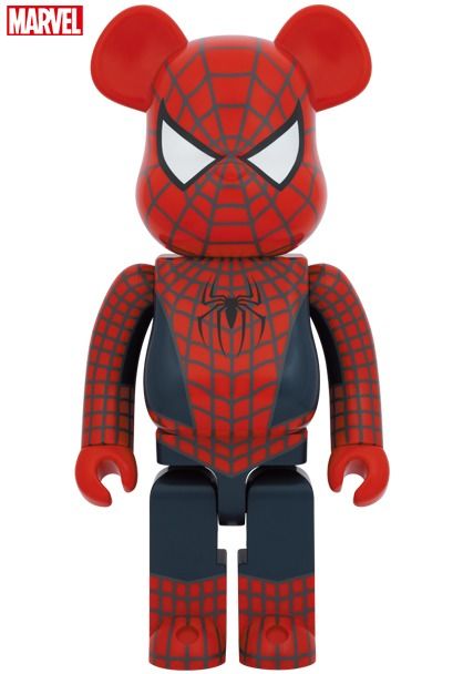 預訂》BEARBRICK FRIENDLY NEIGHBORHOOD SPIDER-MAN1000% spiderman