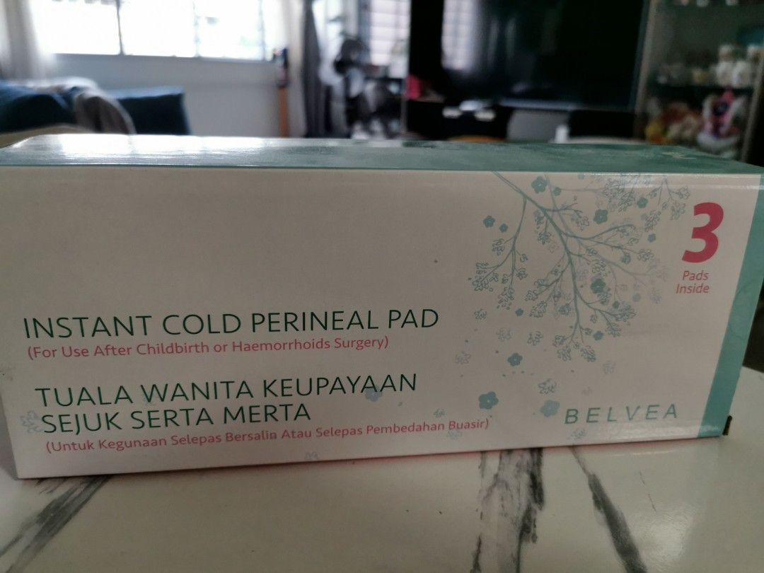 BELVEA INSTANT COLD PERINAL PADS, Twin-Pack Offer (Total: 6 pads