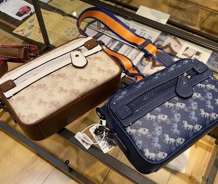 [Best selling style] 100 original Coach One shoulder bag, men