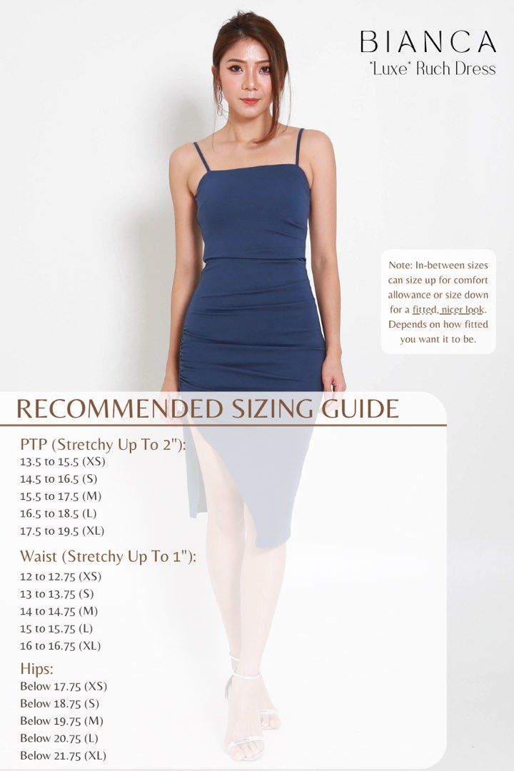 Bianca top ruched dress