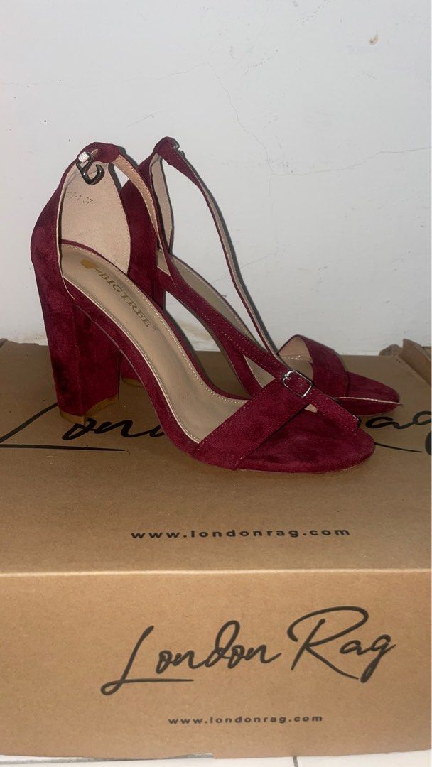 High hotsell heels maroon