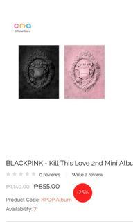 BLACKPINK - Kill This Love 2nd Mini Album (Black Ver)