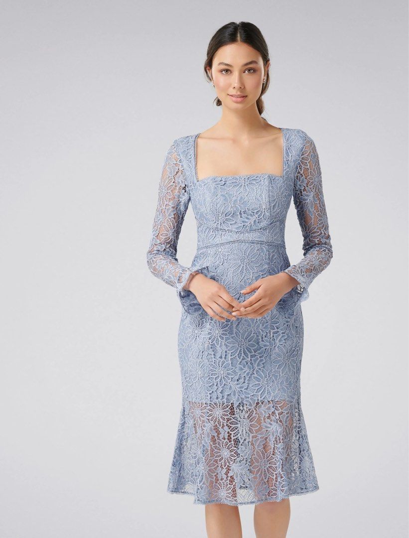 Forever new blue lace dress online