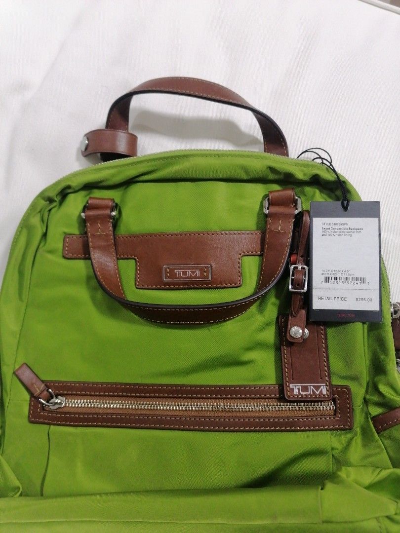 Brand Tumi Ascot Convertible Backpack Women s Fashion Bags