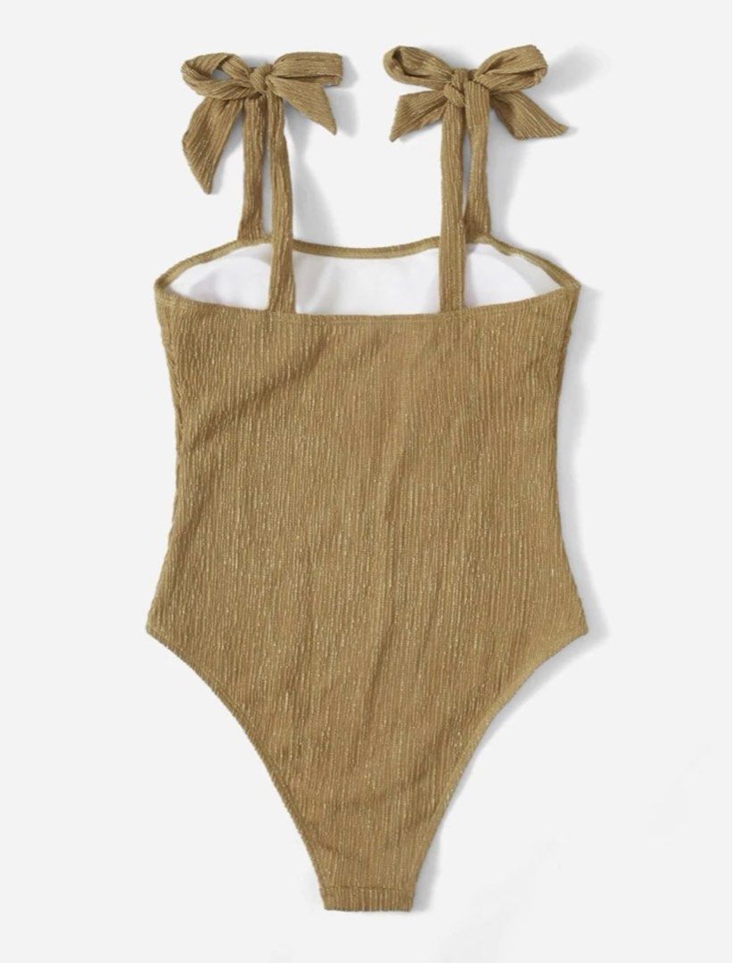 Brown one piece swimsuit, Women's Fashion, Swimwear, Bikinis