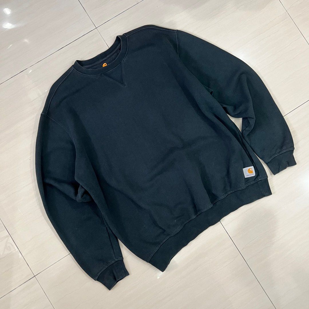 Carhartt thermal online lined crewneck sweatshirt