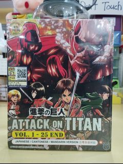 Attack On Titan :The final season (Season 4) - Part 1, 1-16 end DVD with  Eng Dub