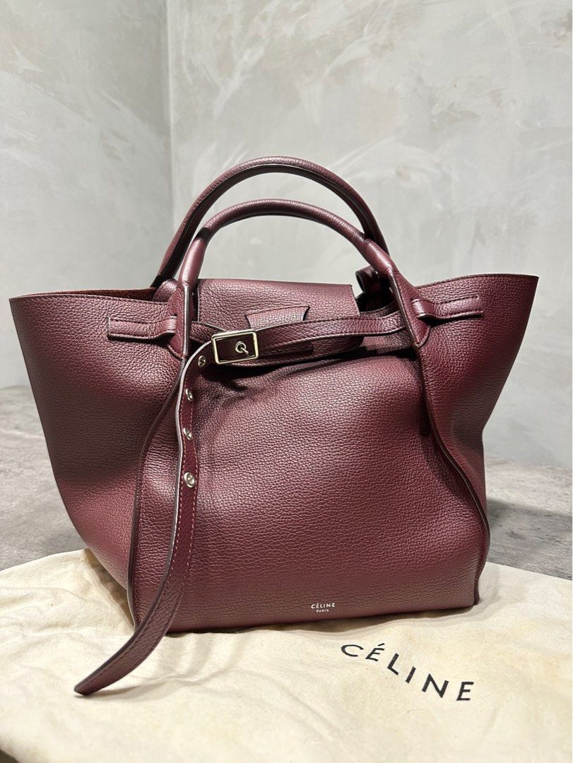 Celine big bag sale burgundy