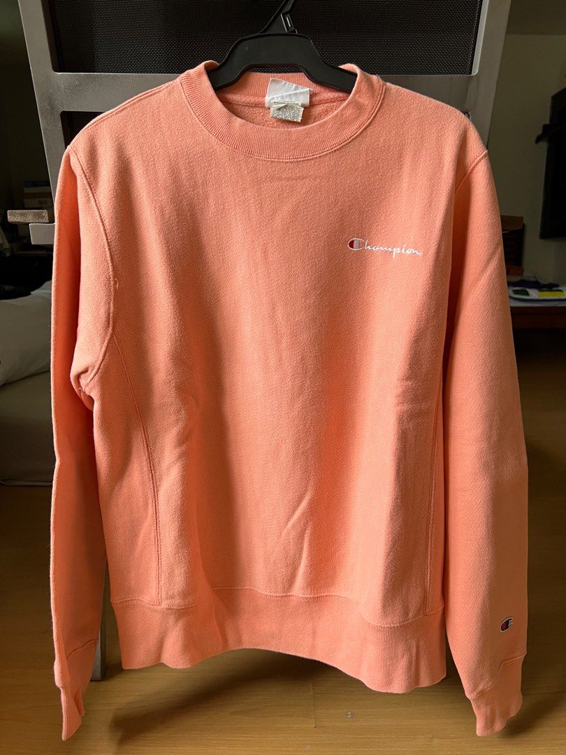 Champion salmon store sweatshirt