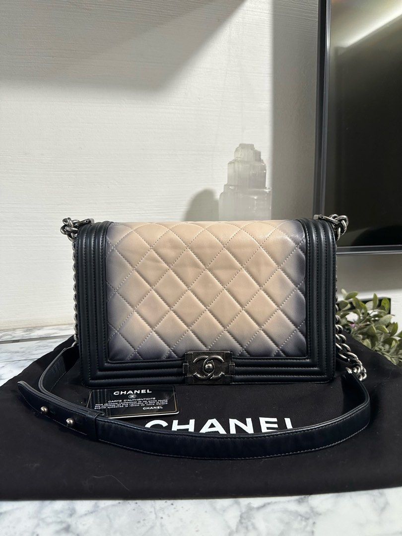 Chanel ombre boy bag online