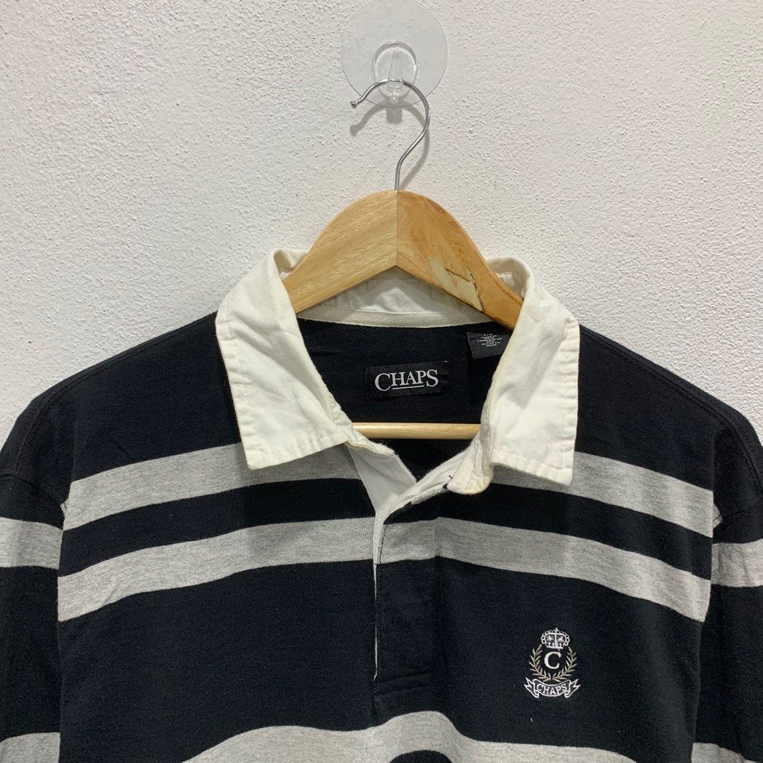 Chaps long sleeve polo shirts clearance