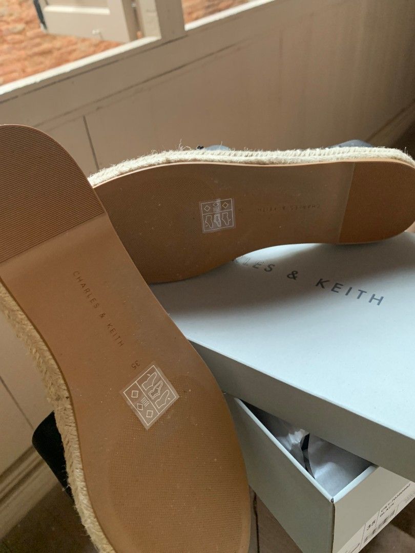 Charles and Keith. Ankle Strap Espadrille Flats Women s Fashion