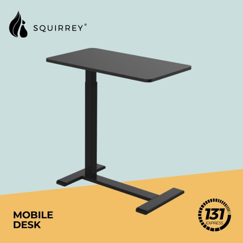 CHEAP! NEW HIGH QUALITY SQUIRREY HEIGHT ADJUSTABLE MOBILE DESK SIDE