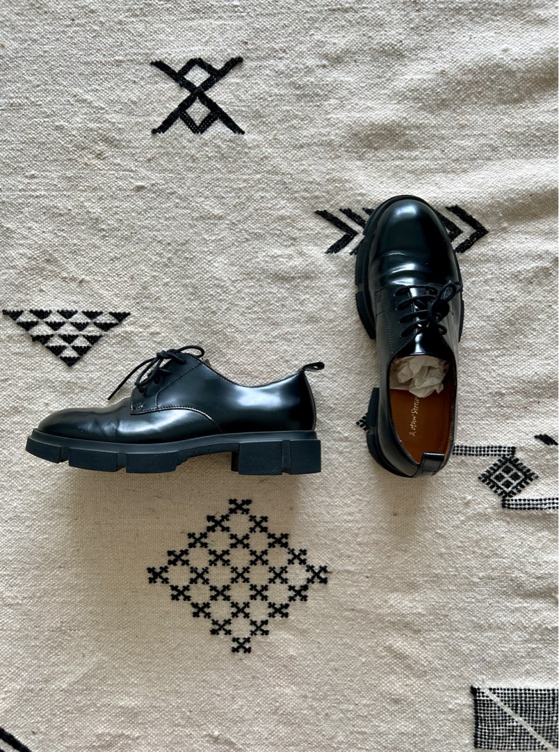 Chunky hotsell derby shoes