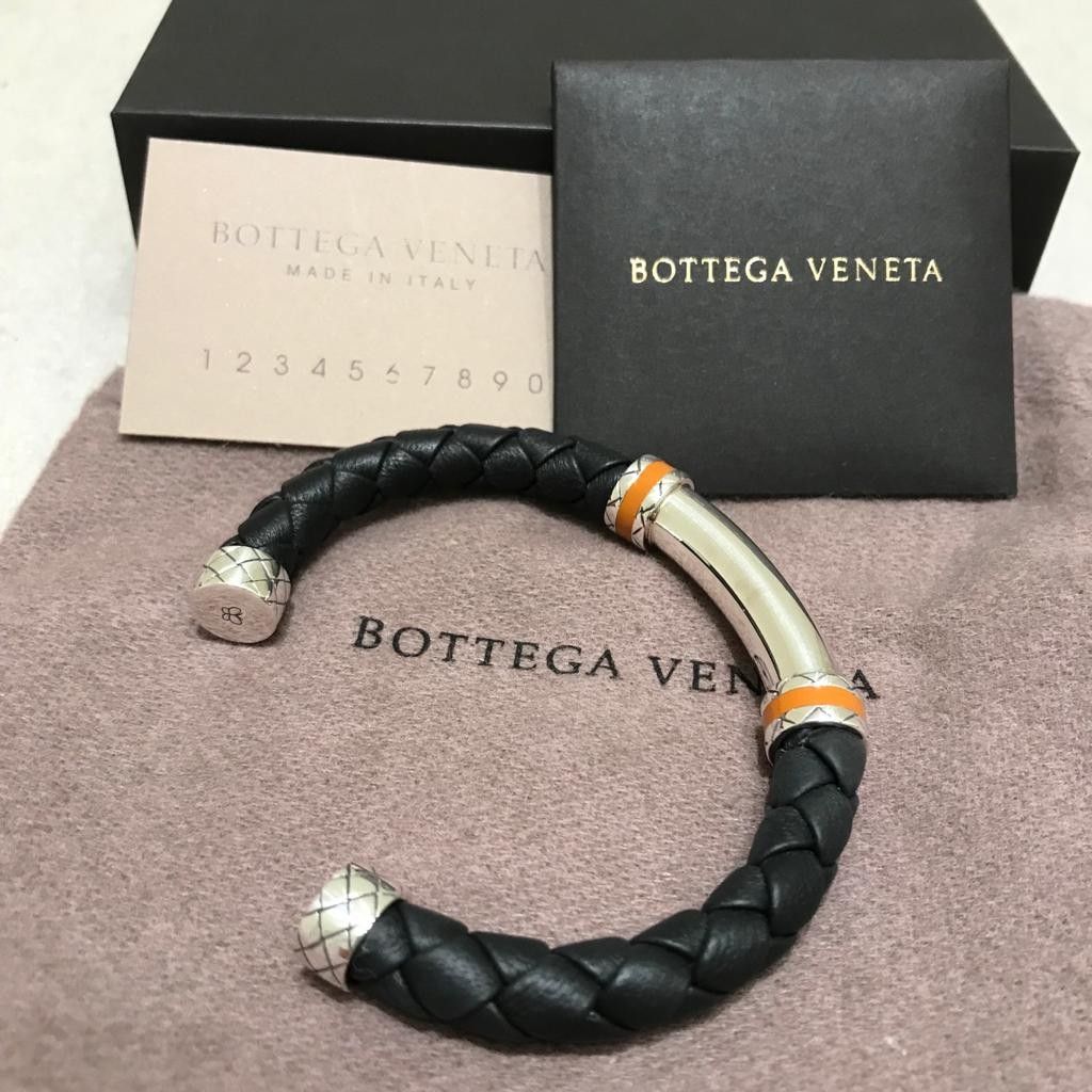 Bottega Veneta Men's Gold-Plated Enamel Bracelet