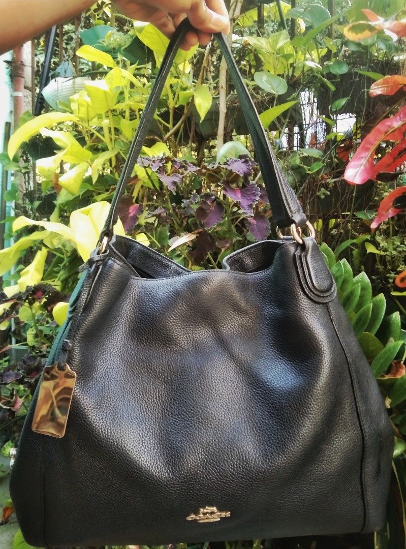 Coach pebble best sale edie