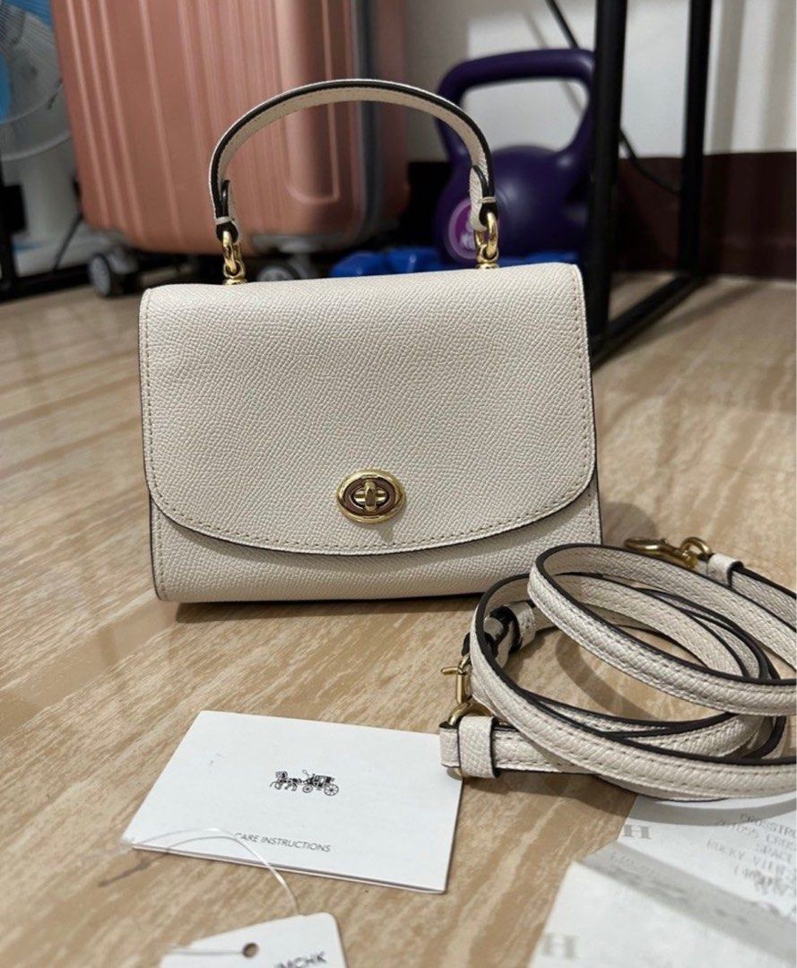 Coach Micro Tilly Chalk White Crossbody Bag, Luxury, Bags & Wallets on  Carousell