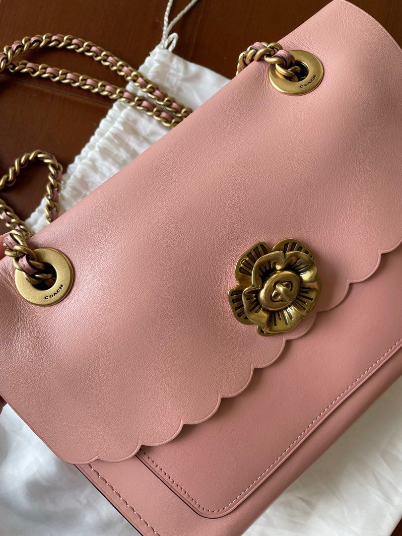 Coach pink parker bag sales