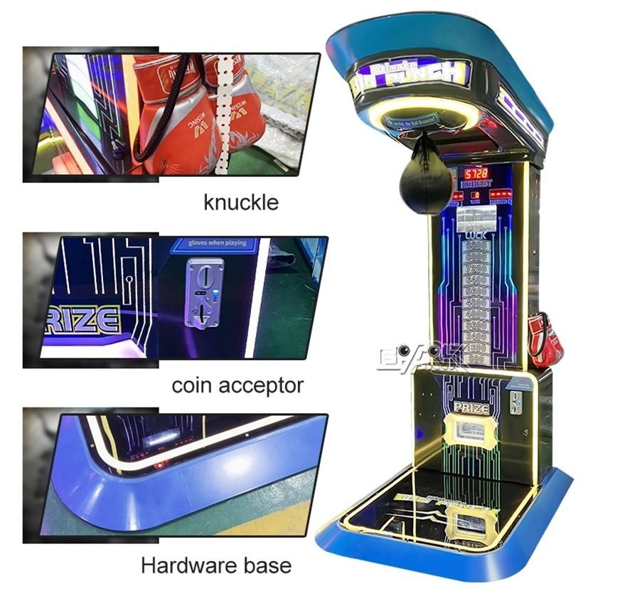 COIN OPERATED DRAGON FIRST 3 SPORT ARCADE ELECTRONIC BOXING MACHINE ...