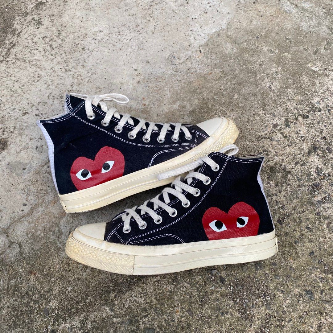CONVERSE CDG HIGH CUT Men s Fashion Footwear Sneakers on Carousell