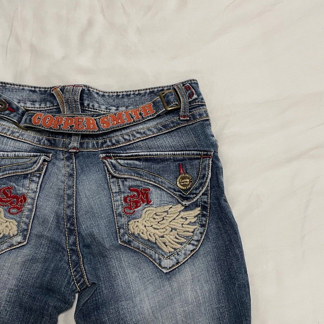 Copper Smith Low waisted Bootcut Flare Denim Jeans y2k 90s 70s