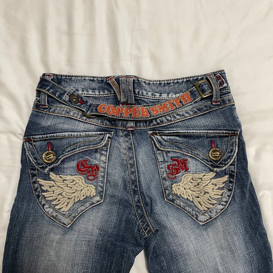 Copper Smith Low waisted Bootcut Flare Denim Jeans y2k 90s 70s